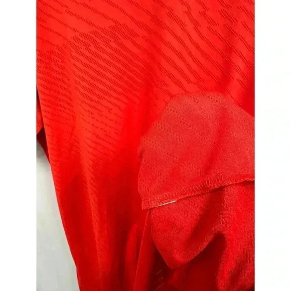 Under Armour Men's 2XL Orange / Red Short Sleeve Lightweight Stripe T-Shirt Plus - Picture 6 of 8